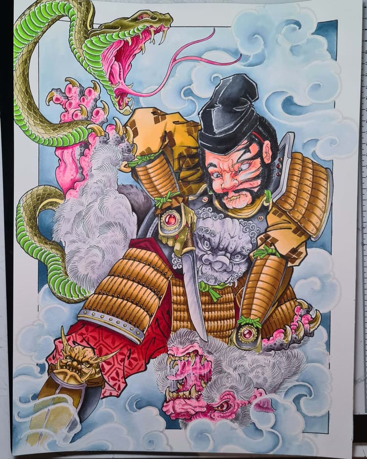 tatouage neo-japonais, tatouage neo-japonais strasbourg