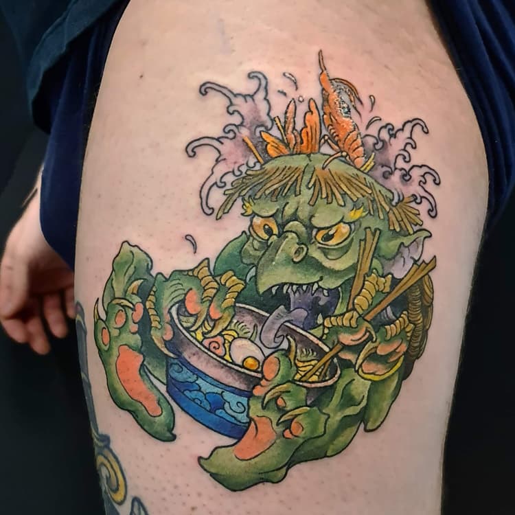 tatouage neo-japonais, tatouage neo-japonais strasbourg